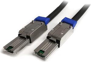 StarTech.com 2m External Mini SAS Cable - Serial Attached SCSI SFF-8088 to SFF-8088 - 2x SFF-8088 (M) - 2 meter, Black (ISAS88882)