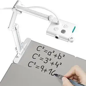 OKIOCAM OKIOLABS T Plus USB Camera for 11x17 Documents with Writing Board & Marker, Set for Teachers, Remote Learning, Classroom Presentations, Online Teaching for Windows, Mac, Chromebook - QHD