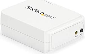 StarTech.com StarTech.com 1-Port Wireless N USB 2.0 Network Print Server - 10/100 Mbps Ethernet USB Printer Server Adapter - Windows 10 - 802.11 b/g/n (PM1115UW)