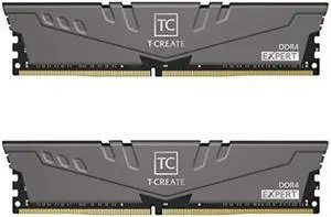 TEAMGROUP T-Create Expert overclocking 10L DDR4 32GB Kit (2 x 16GB) 3600MHz (PC4 28800) CL18 Desktop Memory Module Ram - TTCED432G3600HC18JDC01