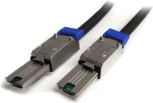 StarTech.com 1m External Mini SAS Cable - Serial Attached SCSI SFF-8088 to SFF-8088 - 2x SFF-8088 (M) - 1 meter, Black (ISAS88881)