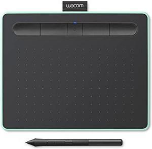 Wacom Intuos Small Bluetooth Graphics Drawing Tablet, Portable for Teachers, Students and Creators, 4 Customizable ExpressKeys, Compatible with Chromebook Mac OS Android and Windows - Pistachio
