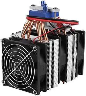 DC 12V Thermoelectric Cooler Peltier System Semiconductor Refrigeration Water Chiller Cooling Device for Fish Tank (180W for 40L Tank)