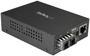 StarTech.com Multimode (MM) SC Fiber Media Converter for 10/100/1000 Network - 550m Range - Gigabit Ethernet - 850nm - Full Duplex (MCMGBSCMM055)