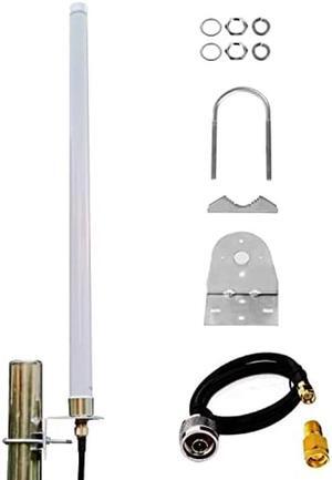 Long Range WiFi Antennas Outdoor Omni-Directional External Dual Band 2.4G 5.8G Omni WiFi Antenna -WiFi Access Point External Antenna for WiFi Router Camera