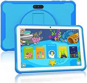 Kids Tablet 10.1 '' Android Toddler Tablet 2GB 32GB Tablet for Kids APP Preinstalled & Parent Control Kids Learning Education Tablet WiFi Camera,Netflix YouTube Hands-Free Watching(2022 Release),Blue