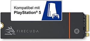 Seagate FireCuda 530 500GB Solid State Drive - M.2 PCIe Gen4 x4 NVMe 1.4, PS5 Internal SSD, speeds up to 7300MB/s, 3D TLC NAND, 640 TBW, 1.8M MTBF, Heatsink, Rescue Services (ZP500GM3A023)