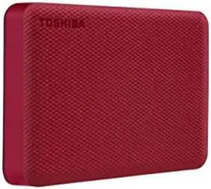 Toshiba Canvio Advance 4TB Portable External Hard Drive USB 3.0, Red - HDTCA40XR3CA