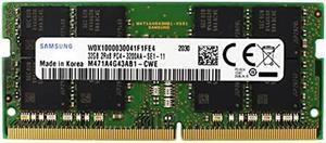 Sam Original 32GB (1x32GB) DDR4 3200 MHz PC4-25600 (or 2933MHz or 2666MHz) SODIMM 2Rx8 CL22 1.2v Laptop Notebook Memory Module Upgrade RAM M471A4G43AB1-CWE Adamanta