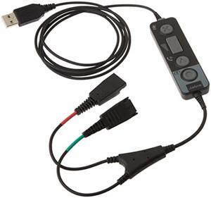 Jabra 265-09 Link 265 USB/QD Training Cable, Black