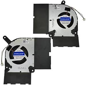 ZHAWULEEFB Replacement New CPU +GPU Cooling Fan for ASUS Rog Strix Scar 17 2020 GL732LXS GL732LWS RTX2080 DC 12V 1A 13NR0430P01011 FMB6 DFSCK22105182G 13NR0430P02011 FMB7 DFSCK22115181G