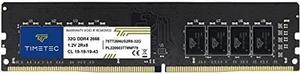 Timetec 32GB DDR4 2666MHz PC4-21300 Non-ECC Unbuffered 1.2V CL19 2Rx8 Dual Rank 288 Pin UDIMM Desktop PC Computer Memory RAM Module Upgrade (32GB)