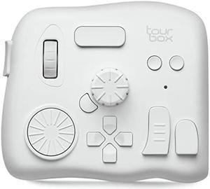 TourBox Elite, Bluetooth Video Editing Controller, Photo Editor Shortcut Keyboard, Haptic Touch, Connect to 2 PCs, Photoshop Lightroom Premiere Illustrator Davinci Resolve After Effects Final Cut Pro