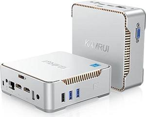 KAMRUI GK3 Pro Mini PC 16GB RAM 512GB M.2 SSD, Intel 11th Gen N5105 (up to 2.9GHz) Mini PC Windows 11 Pro, 2.5-inch SSD, Gigabit Ethernet, 4K UHD, WiFi, BT, VESA/Home/Business Mini Desktop Computer