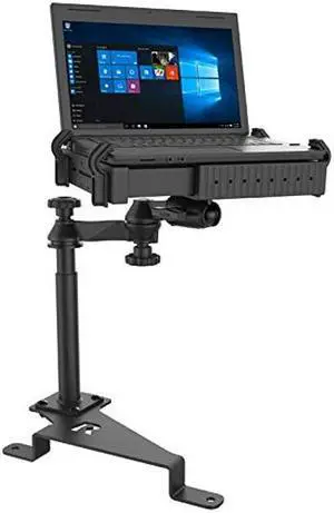 RAM MOUNTS No-Drill Laptop Mount for '15-23 Ford F-150, 17-22 F-250 + More RAM-VB-195-SW1 Compatible with 10" to 16" Wide Laptops