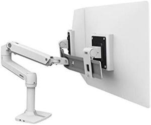 Ergotron - LX Dual Direct Monitor Arm, VESA Desk Mount - for 2 Monitors Up to 25 Inches, 2 to 11 lbs Each - White