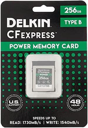 Delkin Devices 256GB POWER CFexpress Type B Memory Card (DCFX1-256)