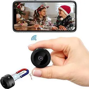 Mini Spy Camera Small 1080P HD Picture Quality Spy Camera Hidden Camera Intelligent Motion Detection Wireless Remote View Home Security Camera