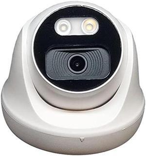 101AV Full-Color Under Night Vision Camera, 2MP CCTV Sercurity, Full HD 1080P 4-in-1(TVI/HD-CVI/HD-AHD/CVBS), 2.8mm Fixed Dome Camera, Indoor/Outdoor Camera, IP67 Weatherproof, White