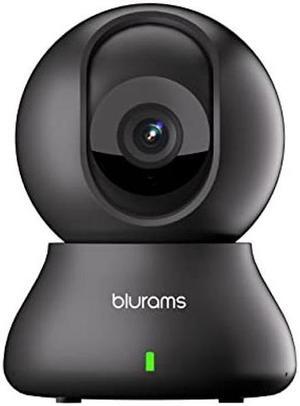 blurams Security Camera, 2K Baby Monitor Pet Camera 360-degree for Home Security w/ Smart Motion Tracking, Phone App, IR Night Vision, Siren, Works with Alexa & Google Assistant & IFTTT, 2-Way Audio