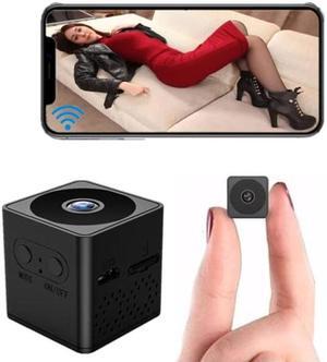 MOOLLCEA Mini Spy Camera Hidden WiFi 4K Wireless Indoor Small Nanny IP Camera Home Security Secret Micro Surveillance Camera Night Vision Camera HD Hidden Spy Cam