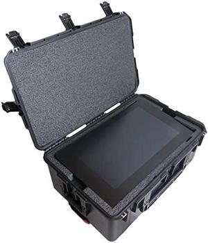 Case Club Case Fits Wacom Cintiq Pro 24. Heavy Duty, Airline & Shipping Approved - Also Fits Stand, Keyboard & Accessories - Compact, Rolling, Lockable, Waterproof, Hard Case