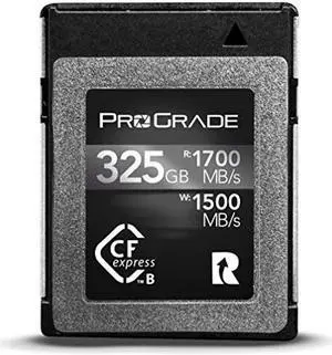ProGrade Digital Memory Card - CFexpress Type B for Cameras | Optimized for Express Transfer of Files & Large Storage | 325GB Cobalt Series