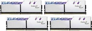 G.Skill Trident Z Royal Series 128GB (4 x 32GB) 288-Pin SDRAM (PC4-25600) DDR4 3200 CL16-18-18-38 1.35V Quad Channel Desktop Memory Model F4-3200C16Q-128GTRS