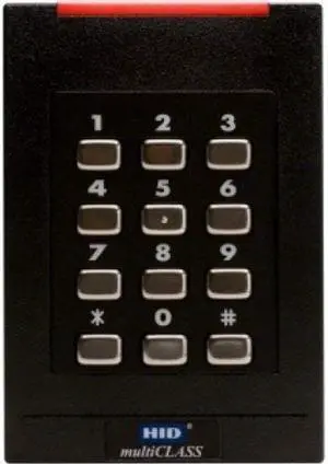 HID 921PTNNEK00000 multiCLASS SE RPK40 Multi-Technology Smart Card Reader with Keypad