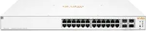 Aruba Instant On 1930 24-Port Gb Ethernet 24xGE PoE (195W), 4X 1G/10G SFP+, L2+ Smart Switch US Cord (JL683A#ABA)