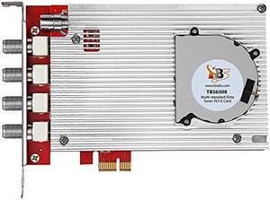TBS6508 DVB-S2X / S2 / S / T2 / T / C2 / C Multi-Standard Octa Tuner PCIe Card