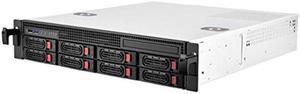 SilverStone Technology 2U Rackmount Server Case with 8 X 3.5 Hot Swap Bays Micro-ATX Support RM21-308