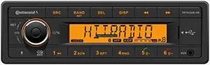 VDO Continental TR7412UB-OR European Style 12v Radio Orange Display Bluetooth