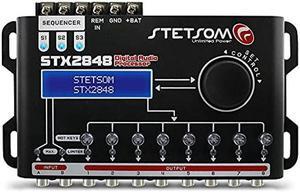 Stetsom STX 2848 DSP Crossover & Equalizer 8 Channel Full Digital Signal Processor (Sequencer)
