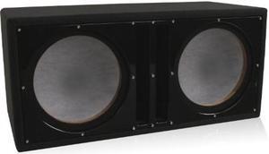 Belva BBX210BK Dual 10-inch Car Ported Subwoofer Box 3/4-inch MDF Prelined Polyfil Includes Custom Black Baffle Title...