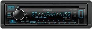 KENWOOD KDC-BT35 CD Car Stereo with Bluetooth, Front USB, AUX, Amazon Alexa, SiriusXM Radio Ready and Variable Display Color Illumination