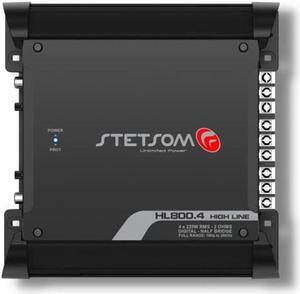Stetsom HL 800.4 2 Ohms 4 Channel 800 Watts Class D Full Range Amplifier