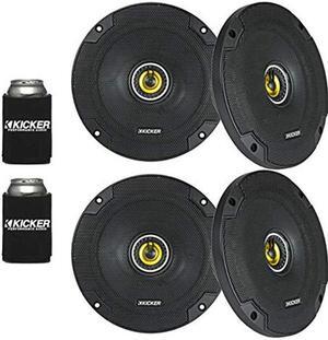 KICKER 46CSC654 - Two Pairs of CS-Series CSC65 6.5-Inch (160mm) Coaxial Speakers, 4-Ohm (2 Pairs)