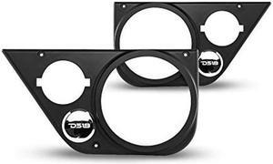 DS18 JK-BD-LR Exclusive Back Door Panel - Fits 1 x 6 Speaker Midrange + 1 Tweeter - for JK & JKU (Pair)