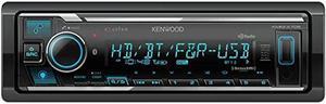 Kenwood KMM-X705 Excelon Digital Multimedia Car Stereo - Single DIN with Bluetooth, AM/FM HD Radio, Alexa Built in, Variable Color, SiriusXM