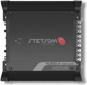 Stetsom HL 800.4 1 Ohm 4 Channel 800 Watts Class D Full Range Amplifier