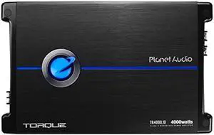 Planet Audio TR4000.1D Class D Car Amplifier - 4000 Watts, 1 Ohm Stable, Digital, Monoblock, Mosfet Power Supply, Great for Subwoofers