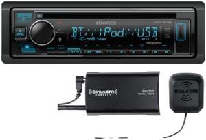 KENWOOD KDC-BT35 CD Receiver, Bluetooth,Alexa Built-in, Front USB & AUX, Variable Illumination, SiriusXM Ready, Spotify, Pandora Link for iPhone or Android Phone | Plus SXV300V1 SiriusXM Tuner