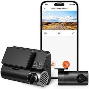 70mai New 4K Dash Cam A810 with Sony Starvis 2 IMX678,Dual HDR Front and Rear Cam,Built in GPS,Night Owl Vision,Support 256GB Max,Smart Parking Guardian Mode,AI Motion Detection,Time-Lapse Recording