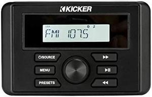 Kicker 46KMC3 Marine Digital Media Gauge Receiver w/Bluetooth/USB For Boat/ATV/UTV