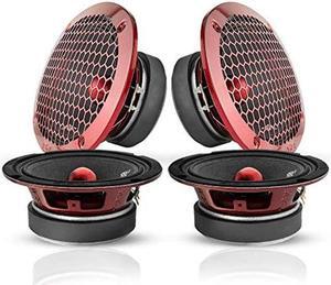 DS18 Bundle Car Speakers 2X 6.5 Bullet Midrange Speakers 2X 6x9 Bullet Midrange Loudspeakers - Pro Audio, Door Speakers for Car, Truck and Motorcycle Stereo Sound System - 4 Speakers