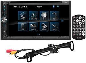 BOSS Audio Systems Elite BV775BLC Car DVD Player - A-Link (Screen Mirroring), Bluetooth Audio and Calling, 6.95 Inch Touchscreen, Double Din, CD, DVD, USB, SD, Aux AV in, AM/FM, Rear Camera Included