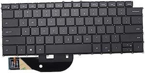 New Replacement Keyboard Compatible with Dell XPS 9500 9510 9520 P91F 9700 9710 9720 P92F Precision 5550 5560 5750 5760 2R30J 02R30J with Backlit