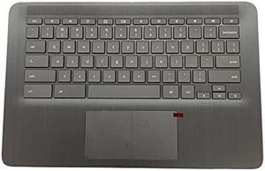 Replacement for HP Chromebook 14 G6 CB14G6 CelN4000 15.6" Laptop Upper Case Palmrest Keyboard Touchpad Assembly Part L90459-001