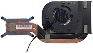 Fleshy Leaf CPU Cooling Fan with Heatsink Replacement for Lenovo ThinkPad X1 Carbon 6Th Gen 2018 X1C 6TH EG50040S1-CA41-S9A 01YR204 01YR203 01YR159